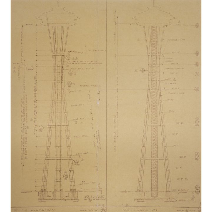 John Graham ''The Space Needle'' 1961 Architectural