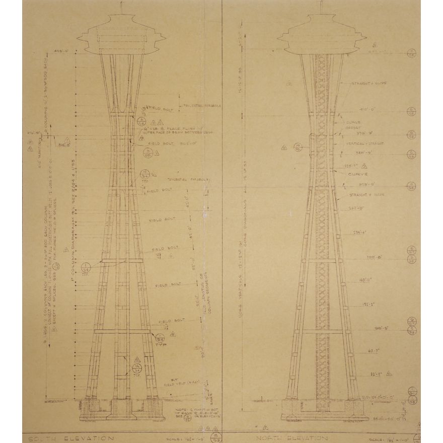 John Graham ''The Space Needle'' 1961 Architectural