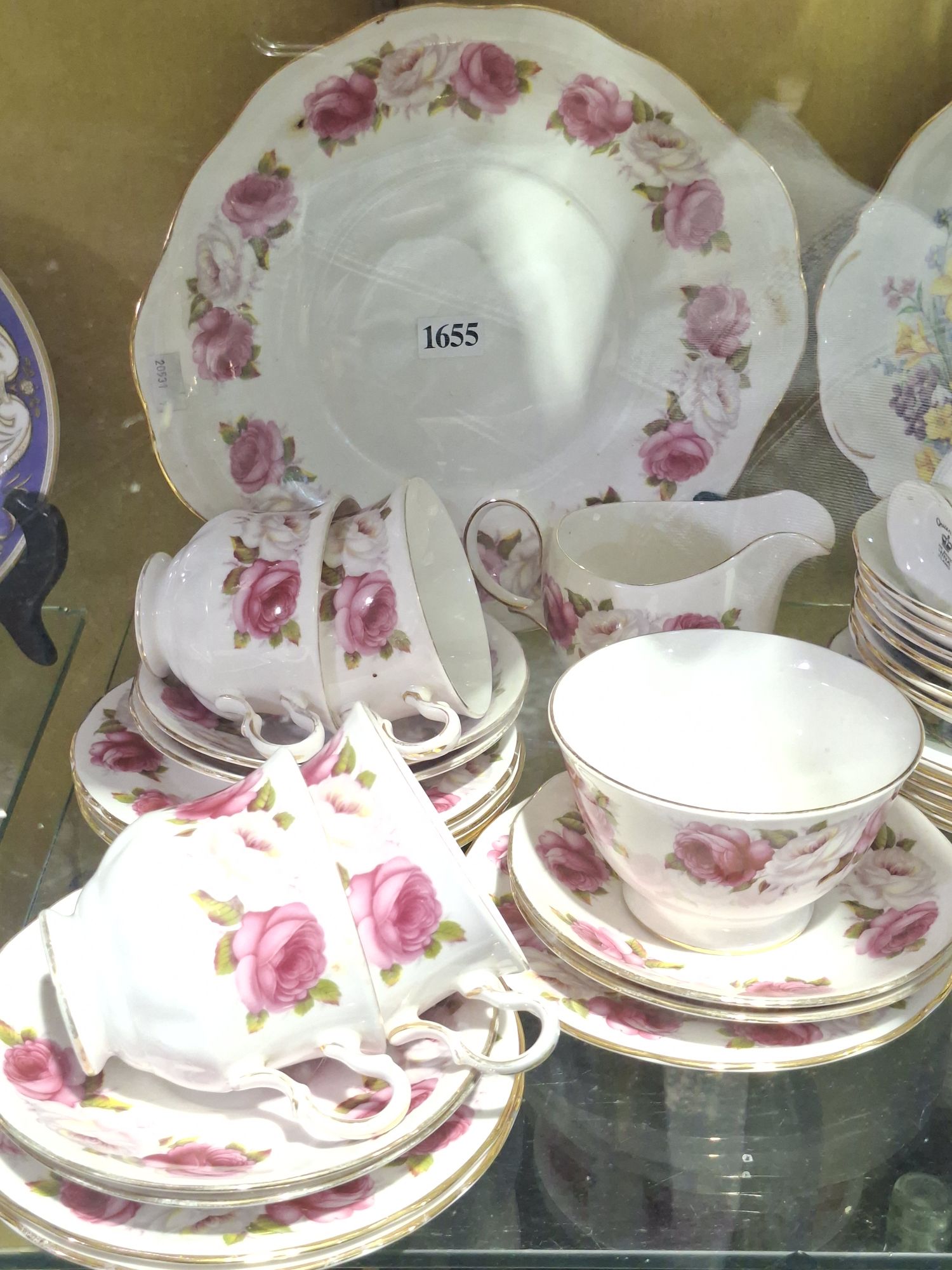 Queen Anne Princess Roses China Teaset