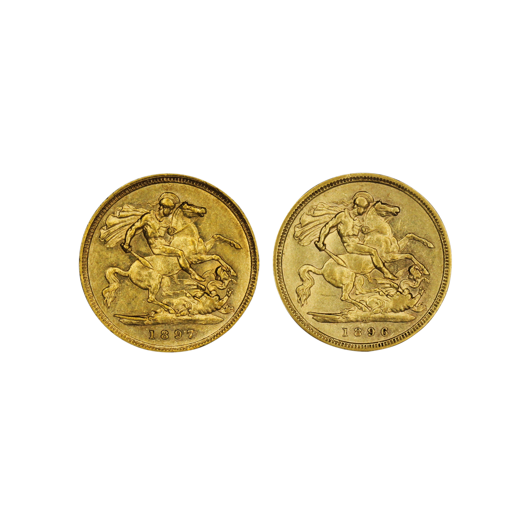 1205. · Group, Victoria, Half Sovereign, VF