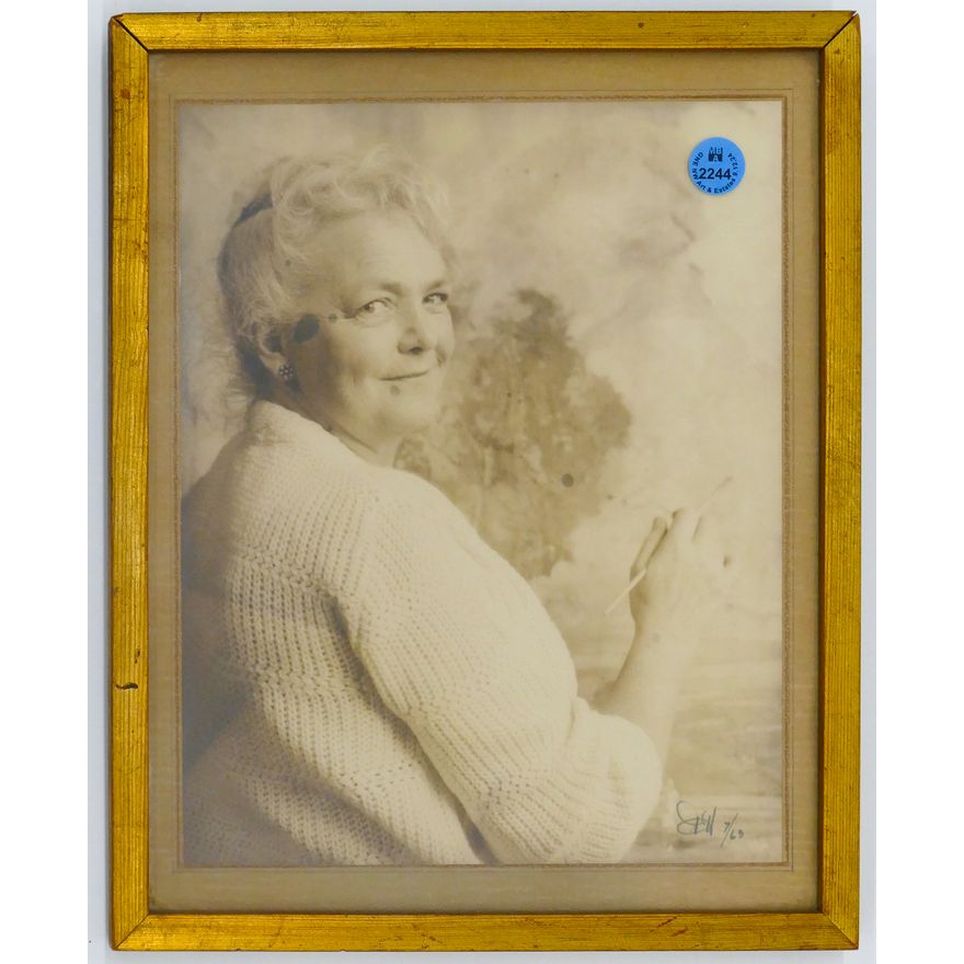 Portrait of Sally Haley 1963 Photograph Framed 12.5''x10''