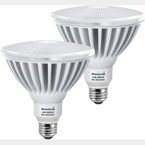 MAELSRLG PAR38 LED FLOOD LIGHT BULBS, 300W EQUIVALENT, INDOOR OUTDOOR FLOOD LIGHT BULB, DAYLIGHT 5000K, WATERPROOF, 35W 4000LM, NO