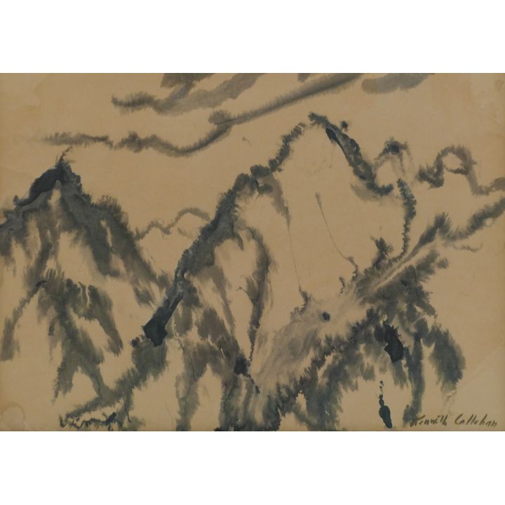 Kenneth Callahan ''Mystic Mountain'' Ink