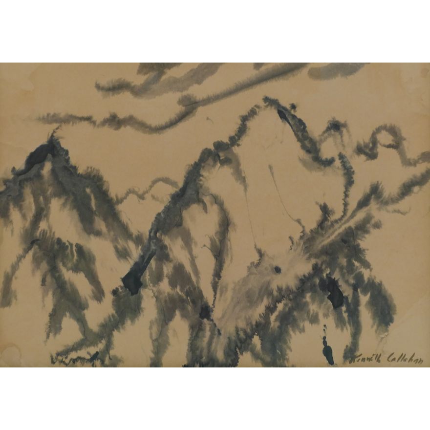 Kenneth Callahan ''Mystic Mountain'' Ink