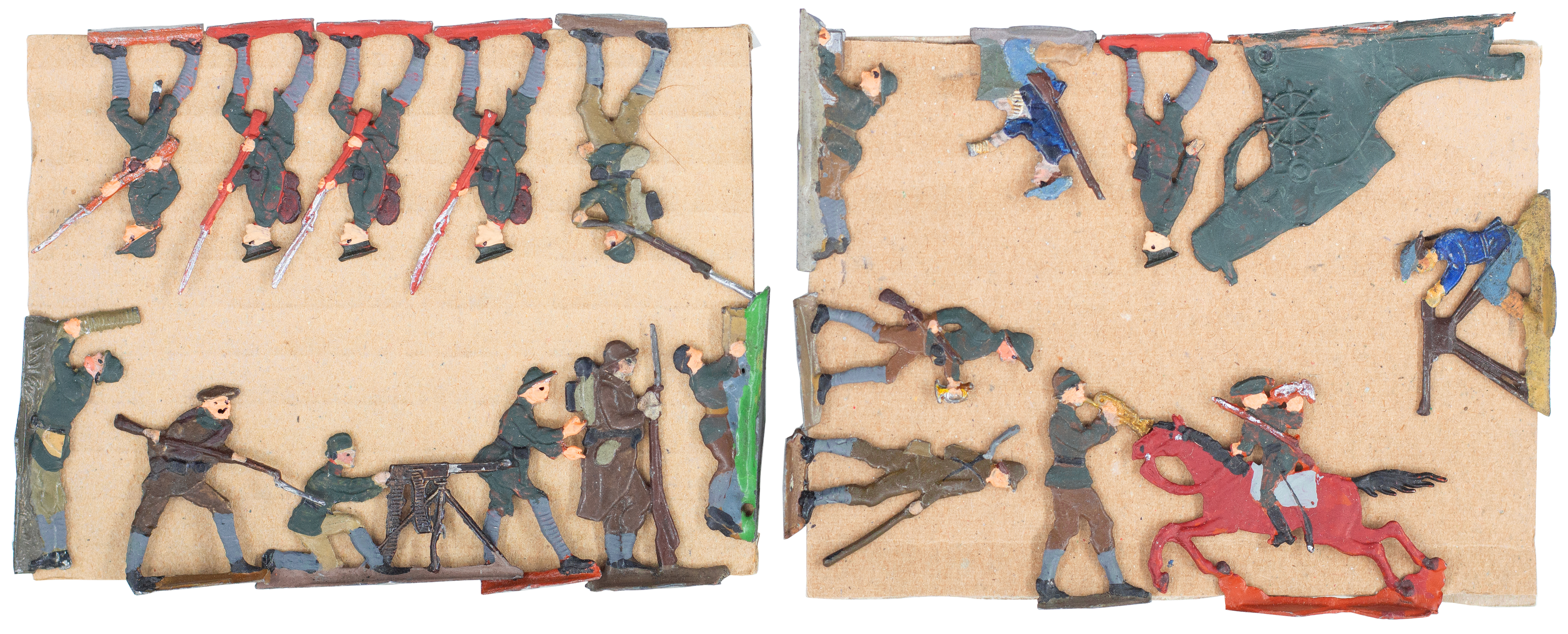 Lead ANZAC Soldiers, 1914 - 1918, VGC