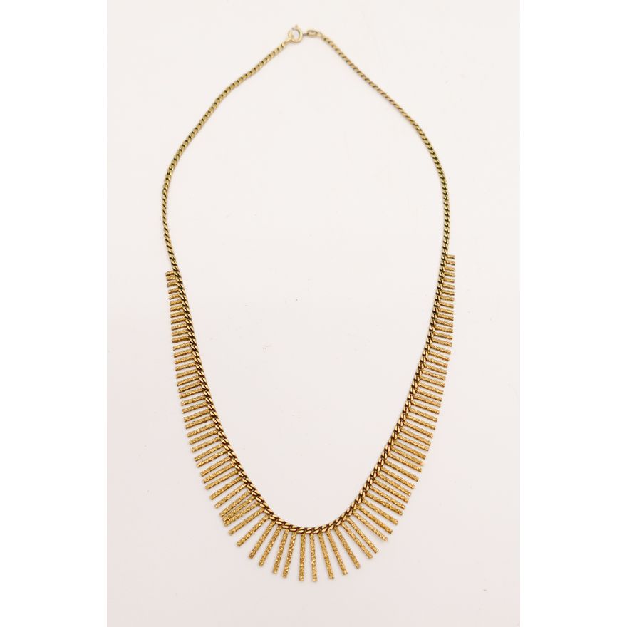 9K Gold Necklace. Made in Germany. 18'', 19.3g