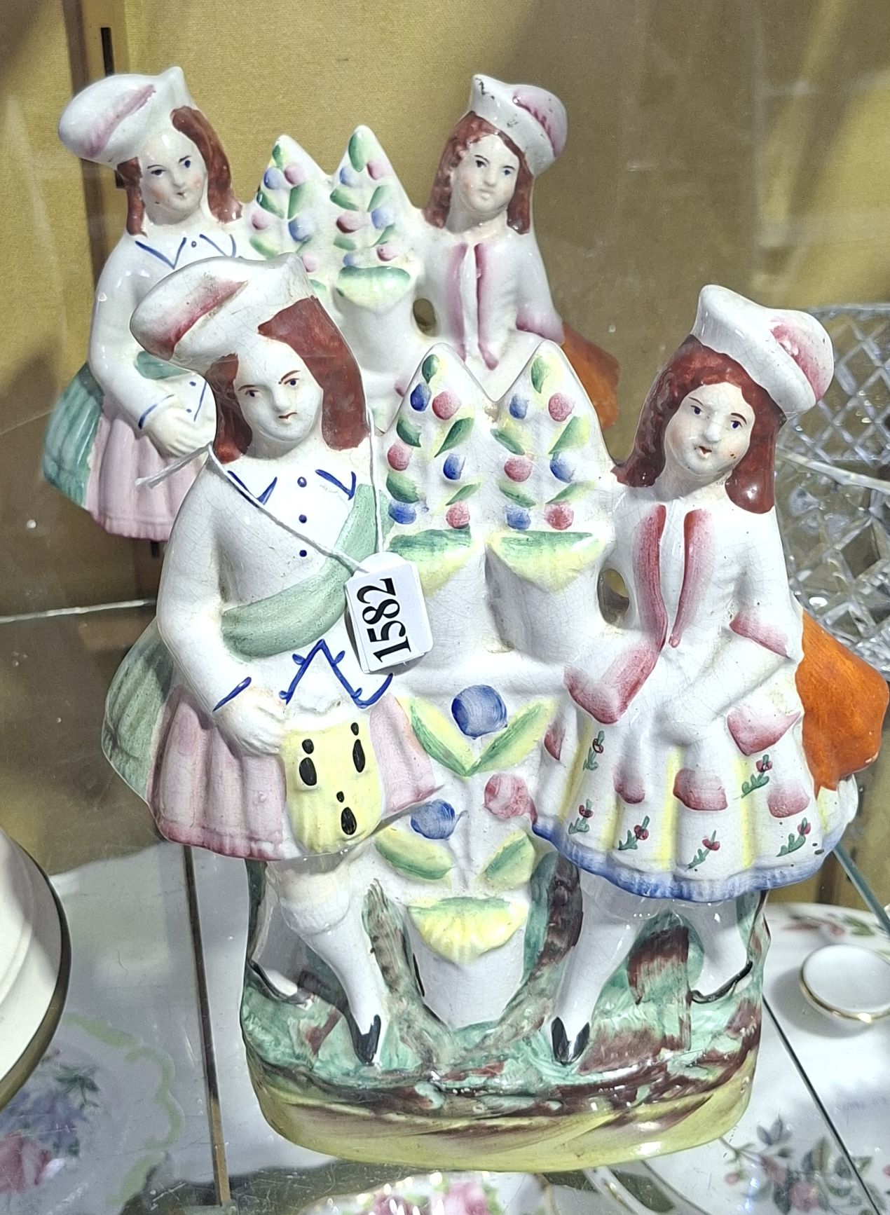 Staffordshire Flatback Figural Ornaments