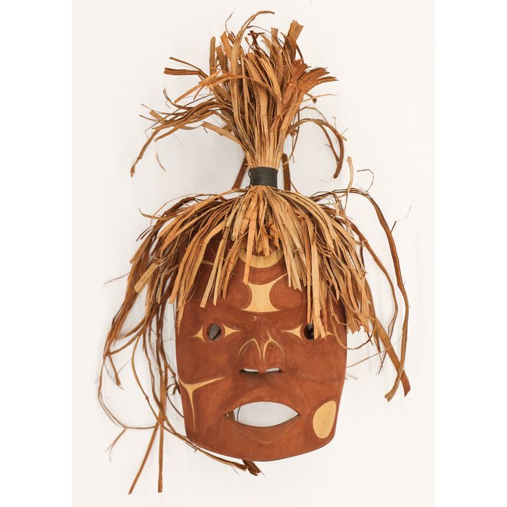 Andy Peterson ''Salish Man'' 2005 Cedar Mask