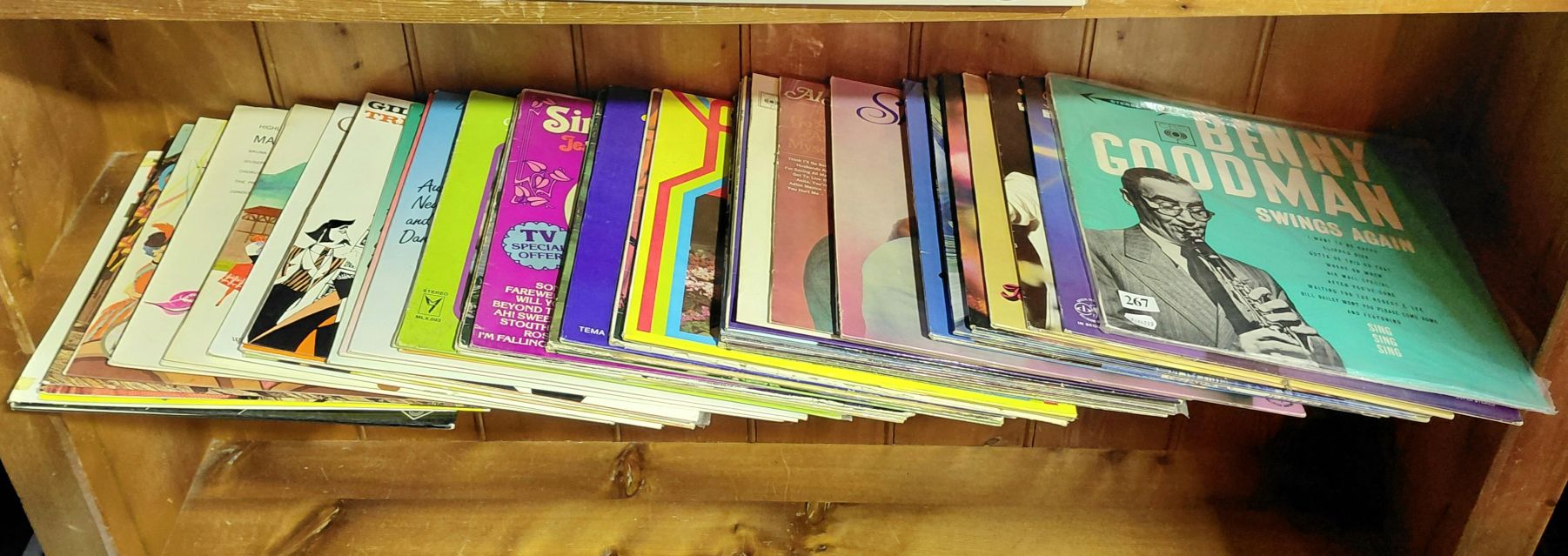 267 · BOX OF LP RECORDS