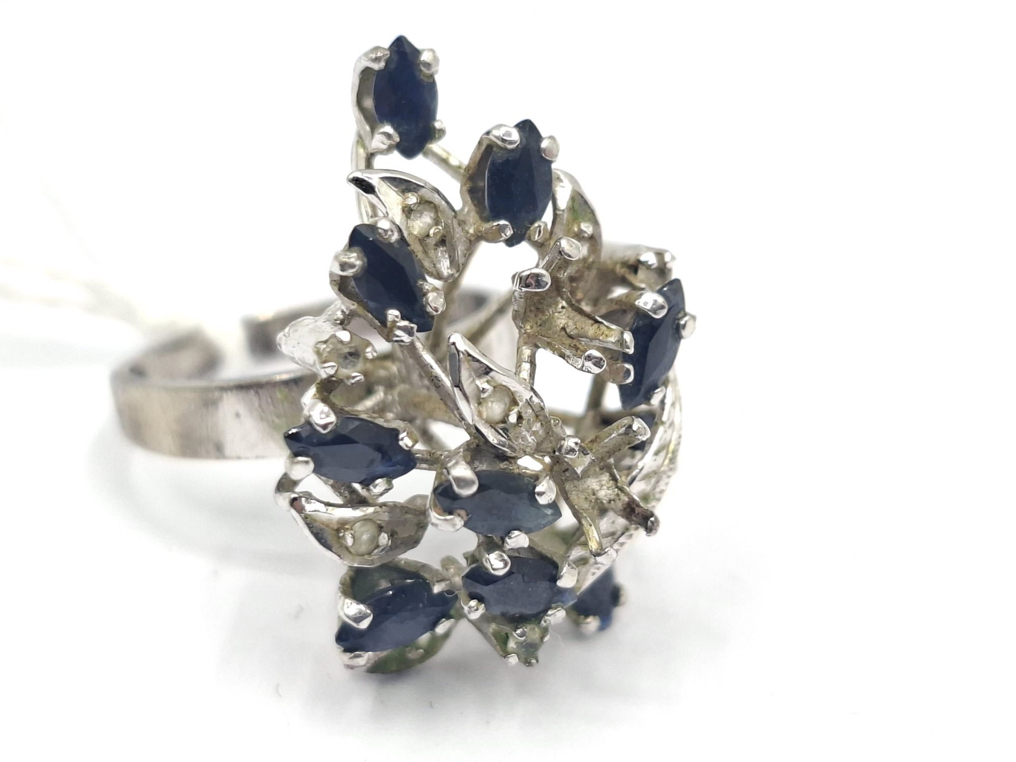 Sterling Silver Cocktail Dress Ring