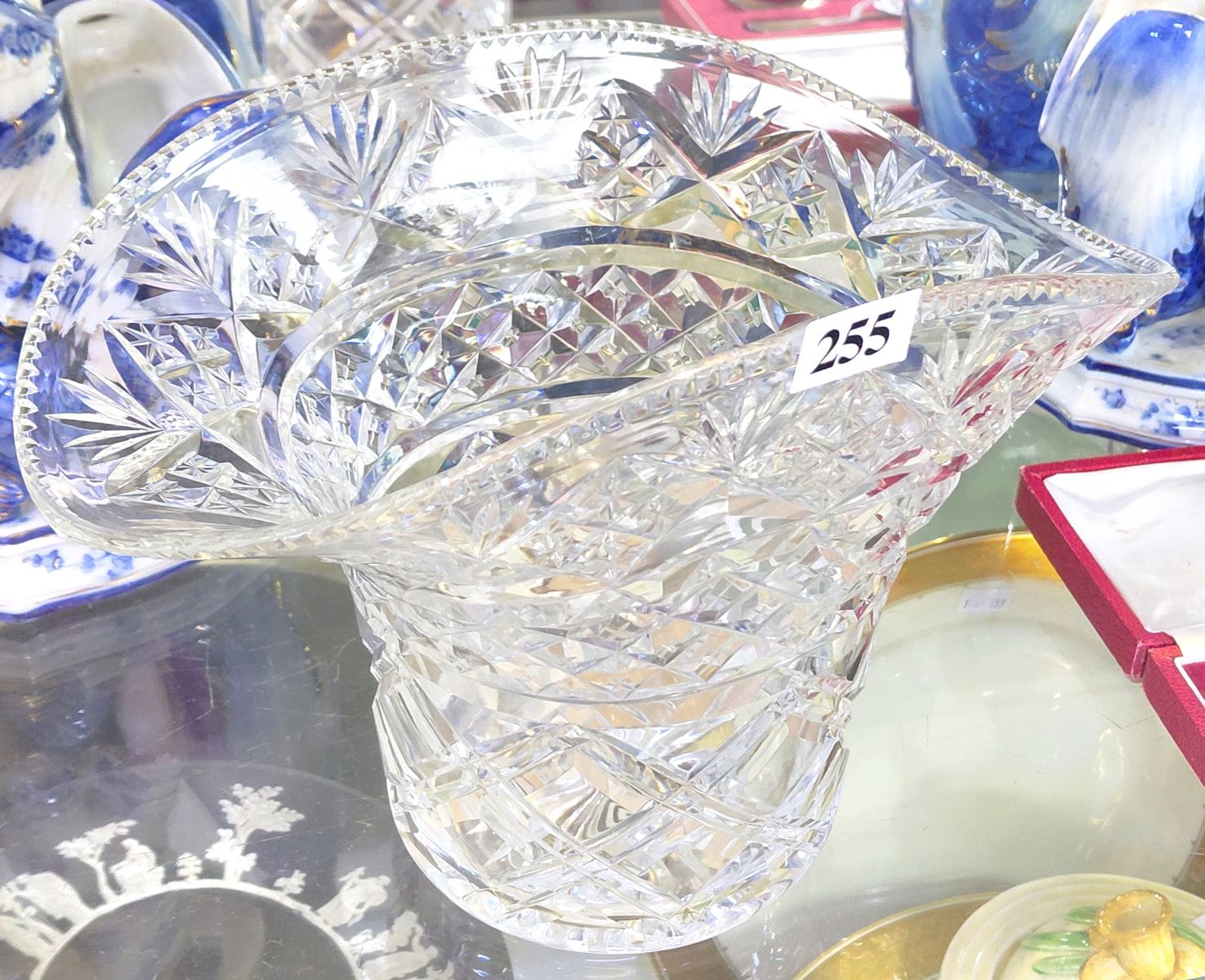 255 · WEBB CRYSTAL VASE