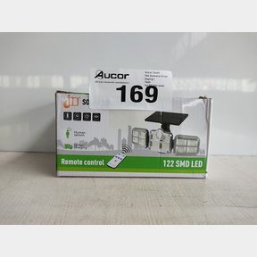 JD 3PC SOLAR SENSOR LIGHT - REMOTE CONTROL. HUMAN SENSOR. SOLAR CHARGING