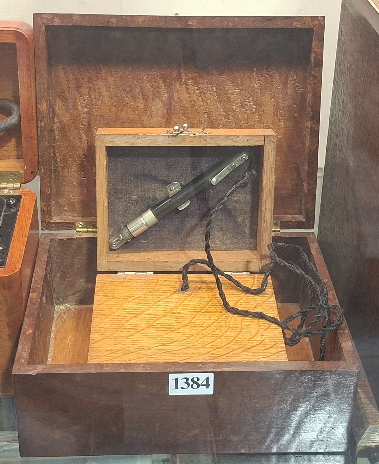 Wooden Box And Light Tool