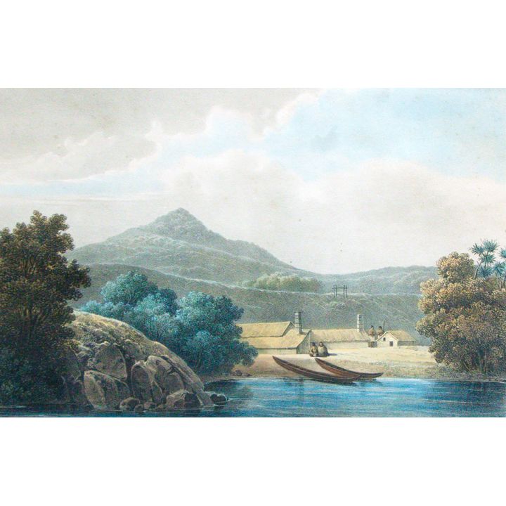 De Sainson 'Village de Korora-reka (Nouvelle Zélande)'