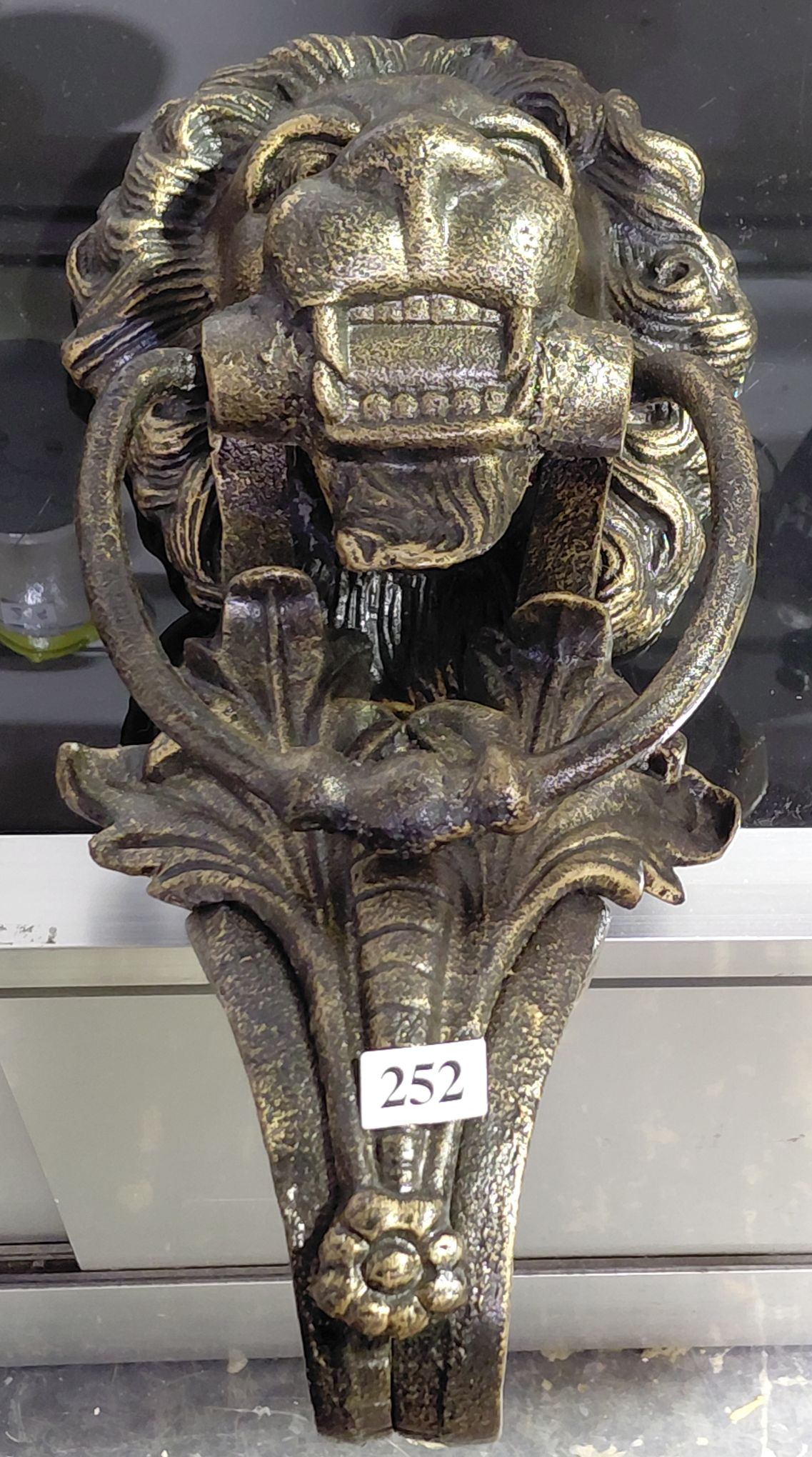 252 · LION MASK DOOR KNOCKER