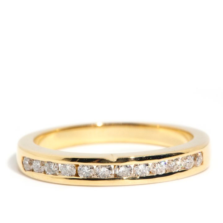 0.24 Carat Diamond Band Ring,