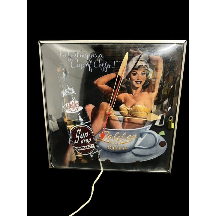 Reproduction Sundrop Pam Clock