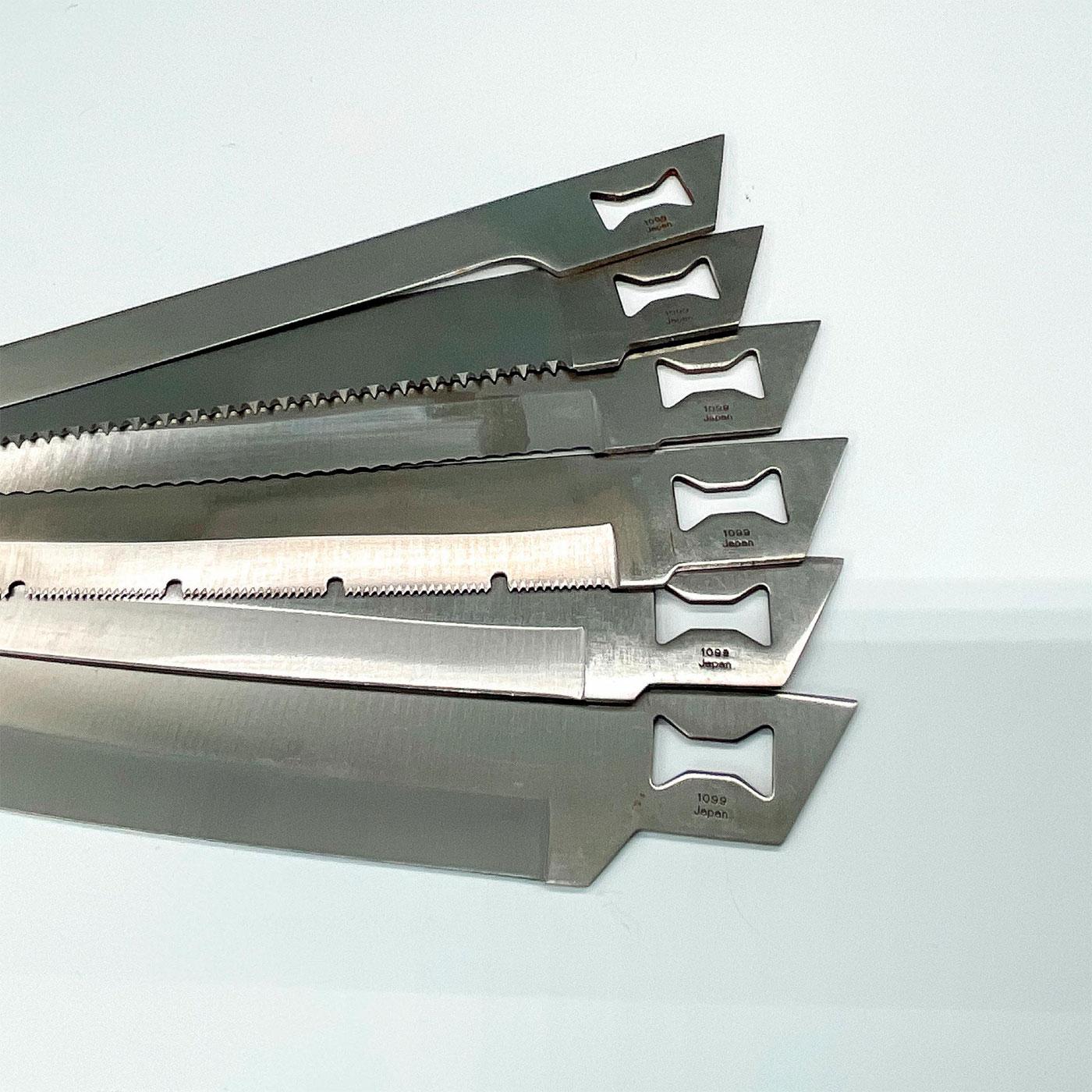 Vtg Kershaw Kai 1099 Seki Japan 6 Blade Trader Knife Set