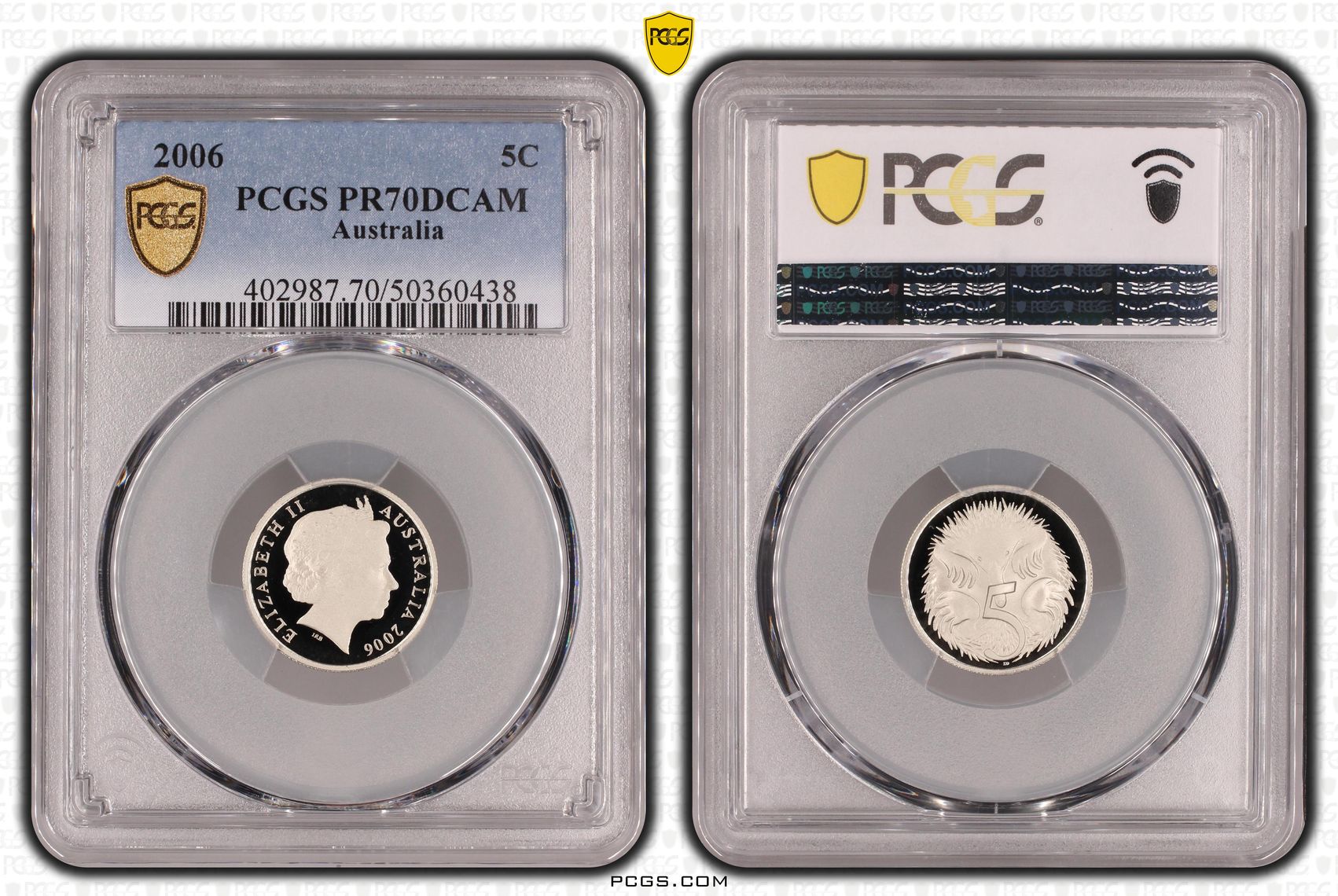 Five Cent, 2006, PCGS PR70DCAM