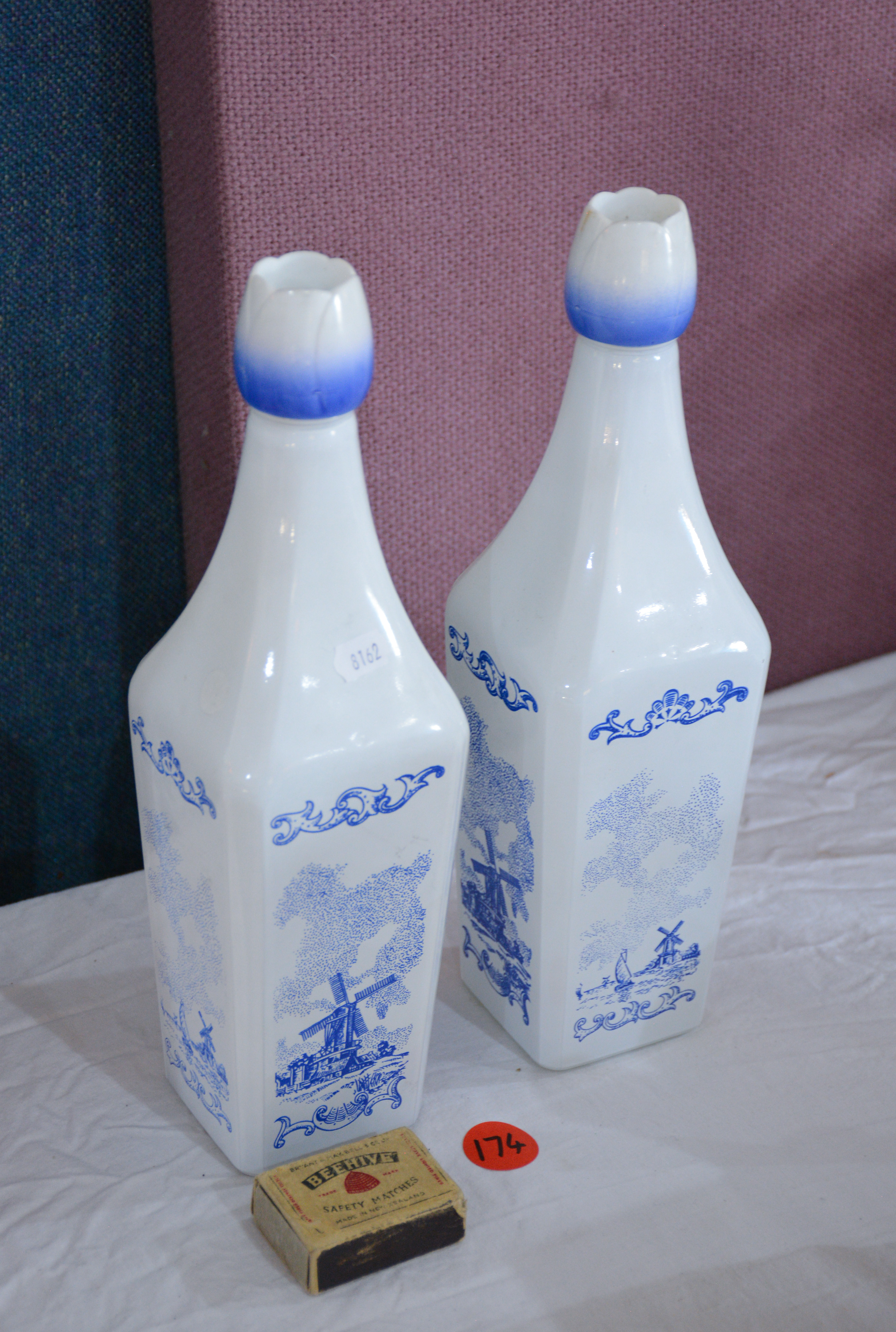 Vintage Dutch Liquor Bottles x 2 — NZ auction result