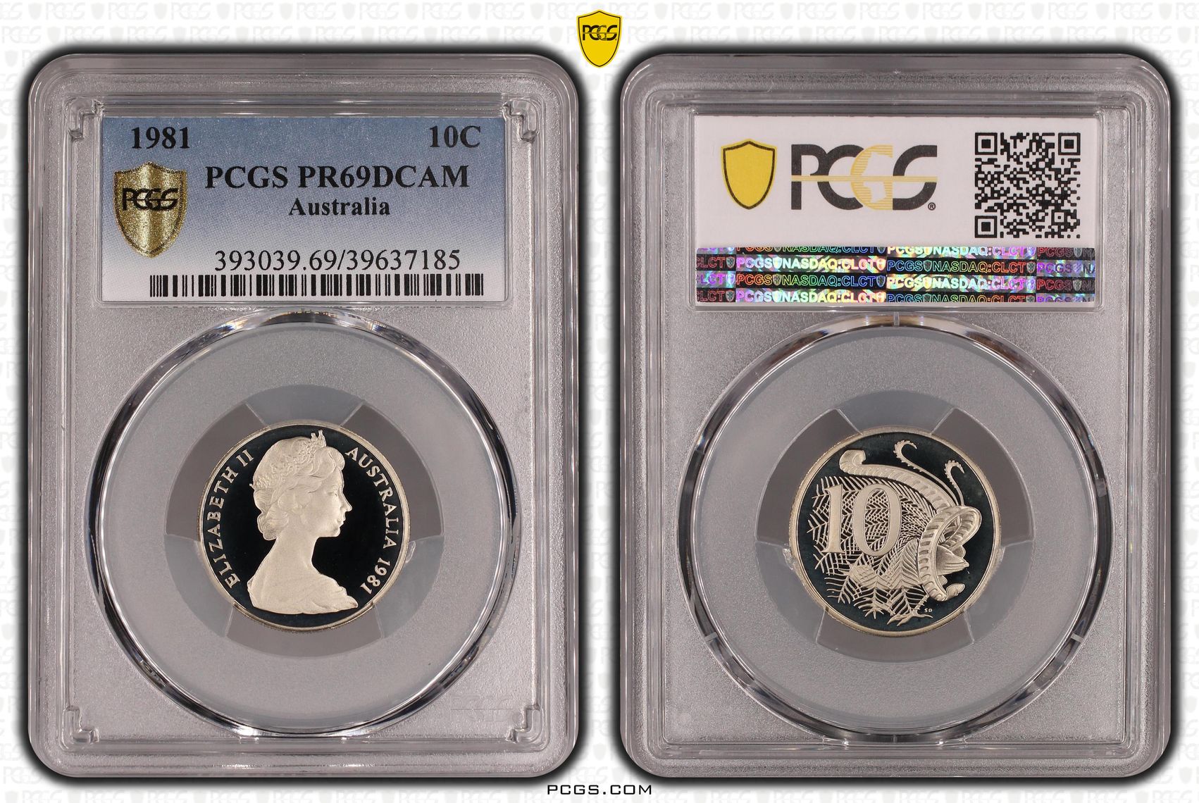Ten Cent, 1981, PR69DCAM