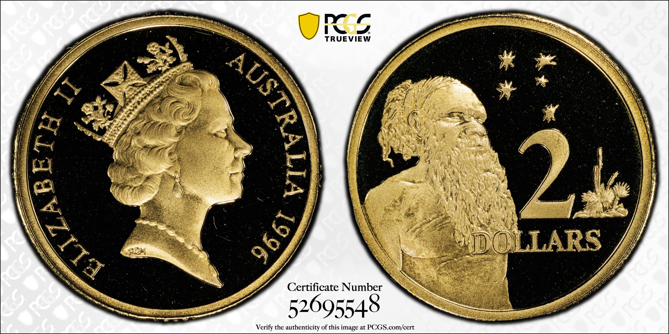 Two Dollar, 1996, PCGS PR69DCAM
