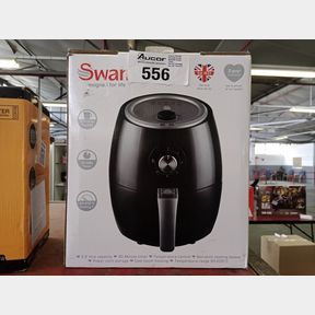 SWAN 2-5 LITRE AIR FRYER WITH NONSTICK FRYING BASKET AND REMOVABLE DRAWER.