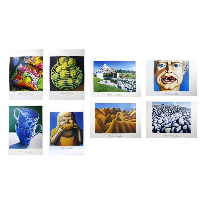 Michael Smither 'A boxed folio of eight original screenprints '