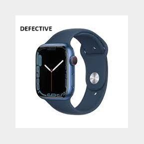 51685/4840-Apple Watch Series 7 GPS Only (41mm) - Blue Case with Abyss Blue Sport Band HV-DEFECTIVE | PK B2 (S3)/