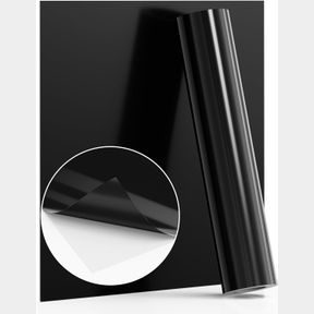 12" X 6 FT BLACK VINYL FOR CRICUT MACHINES, OUTDOOR