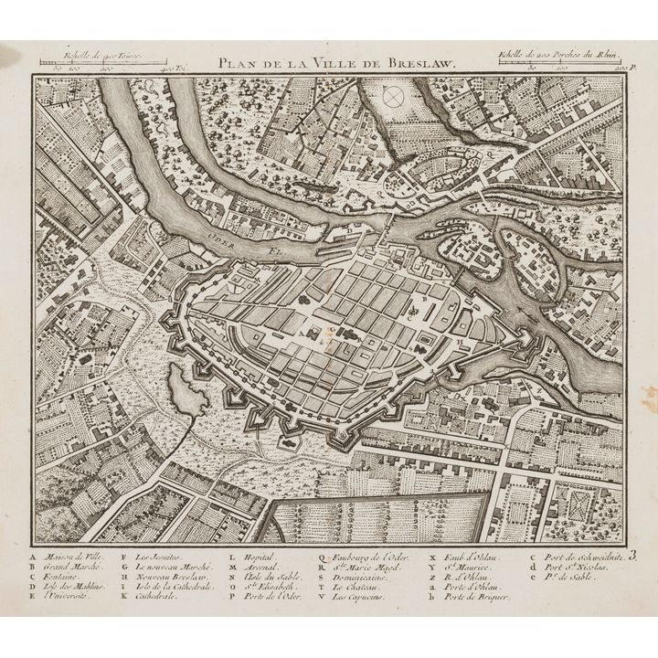 Plan de la ville de Breslaw
