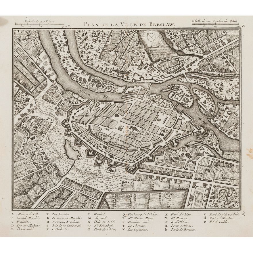 Plan de la ville de Breslaw