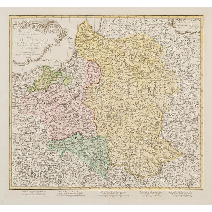 Carte Generale et Itineraire de la Pologne…
