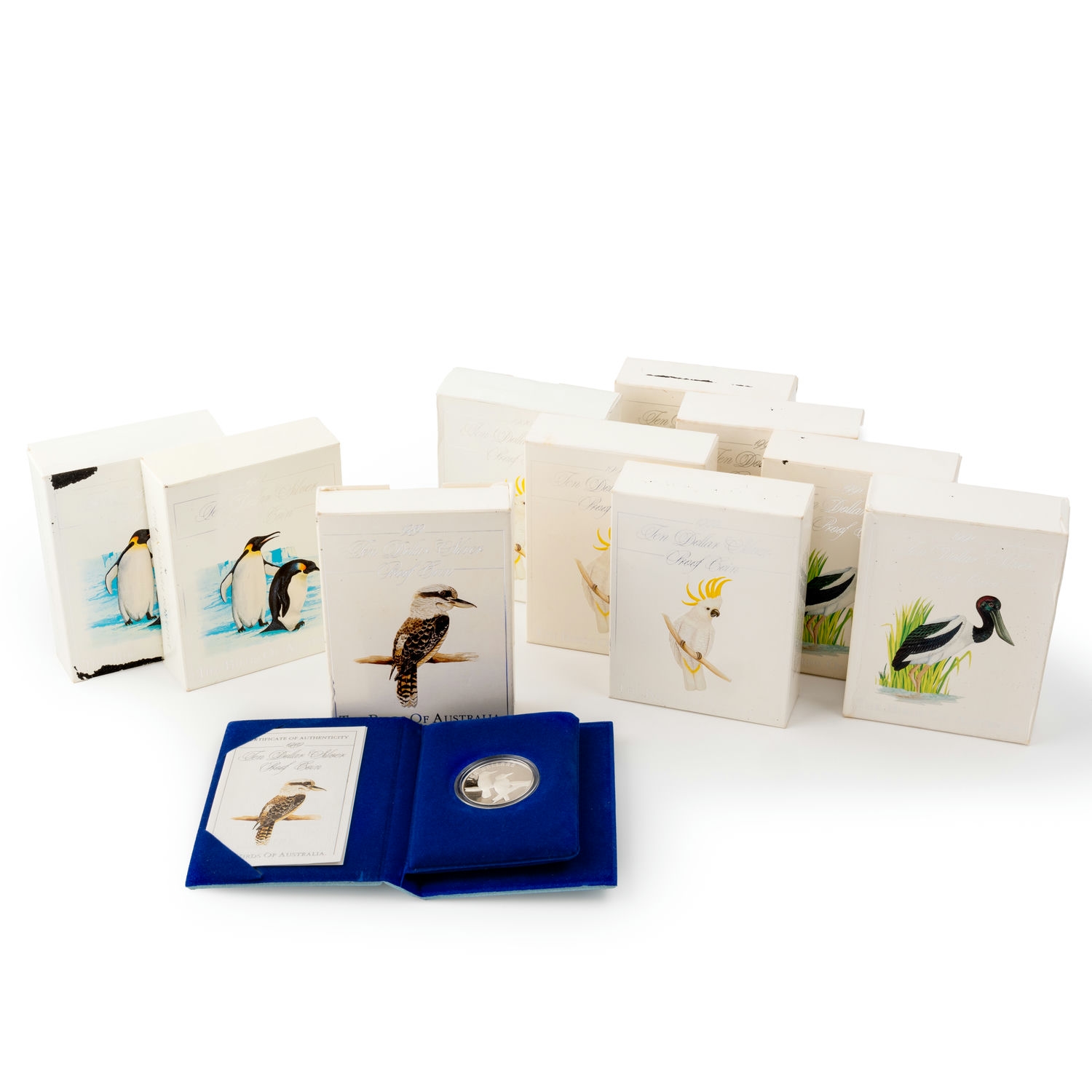 Elizabeth II, The Birds of Australia, Ten Dollars, 1989 - 1992, FDC