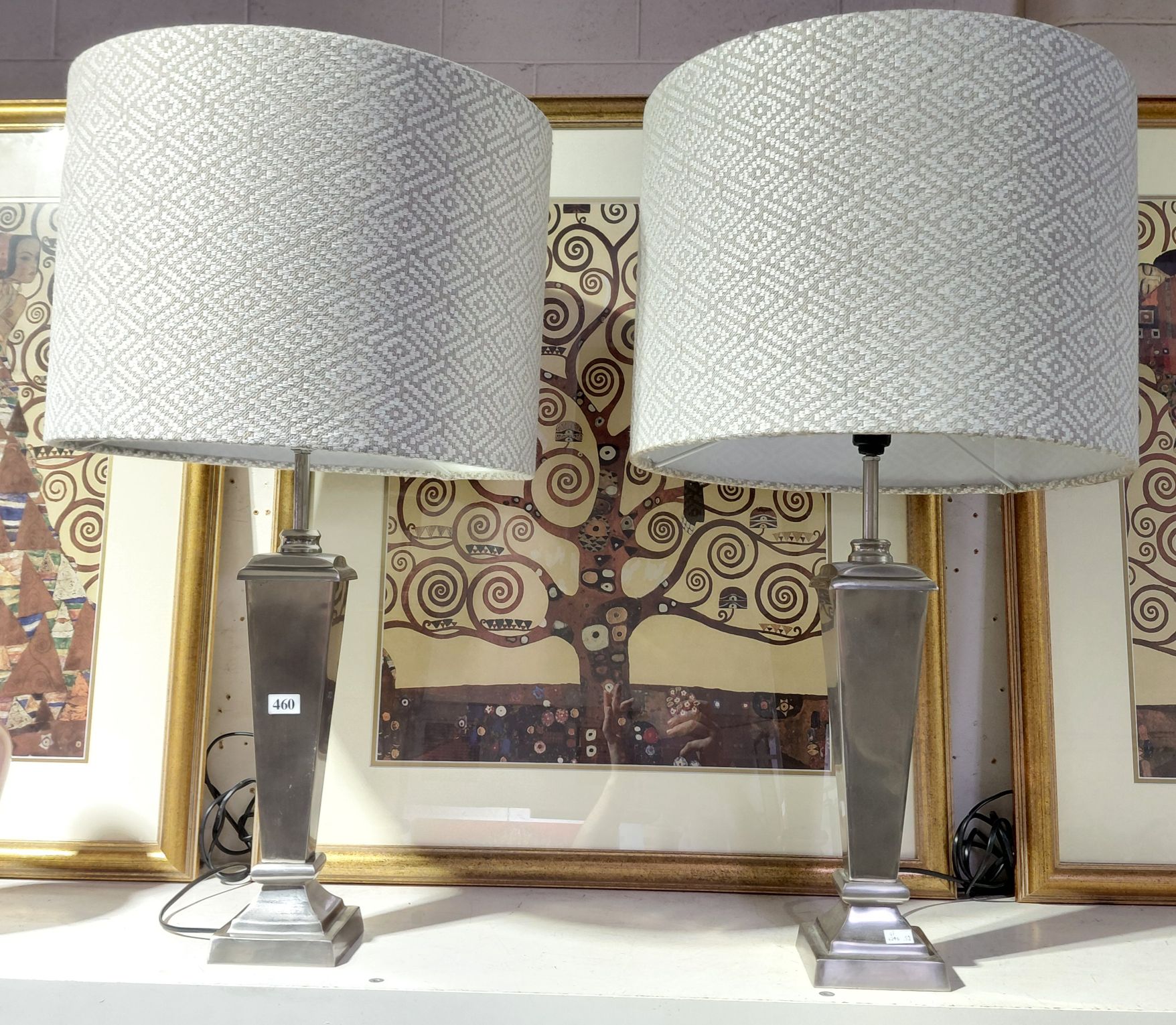 460 · PAIR OF TABLE LAMPS