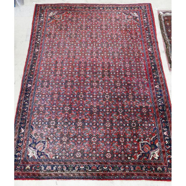 Semi Antique Persian Floral Oriental Rug 10'6''x7'10''