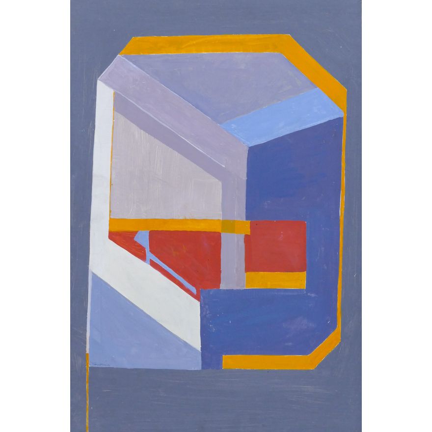 Margaret Tomkins ''Cadence'' 1979 Acrylic