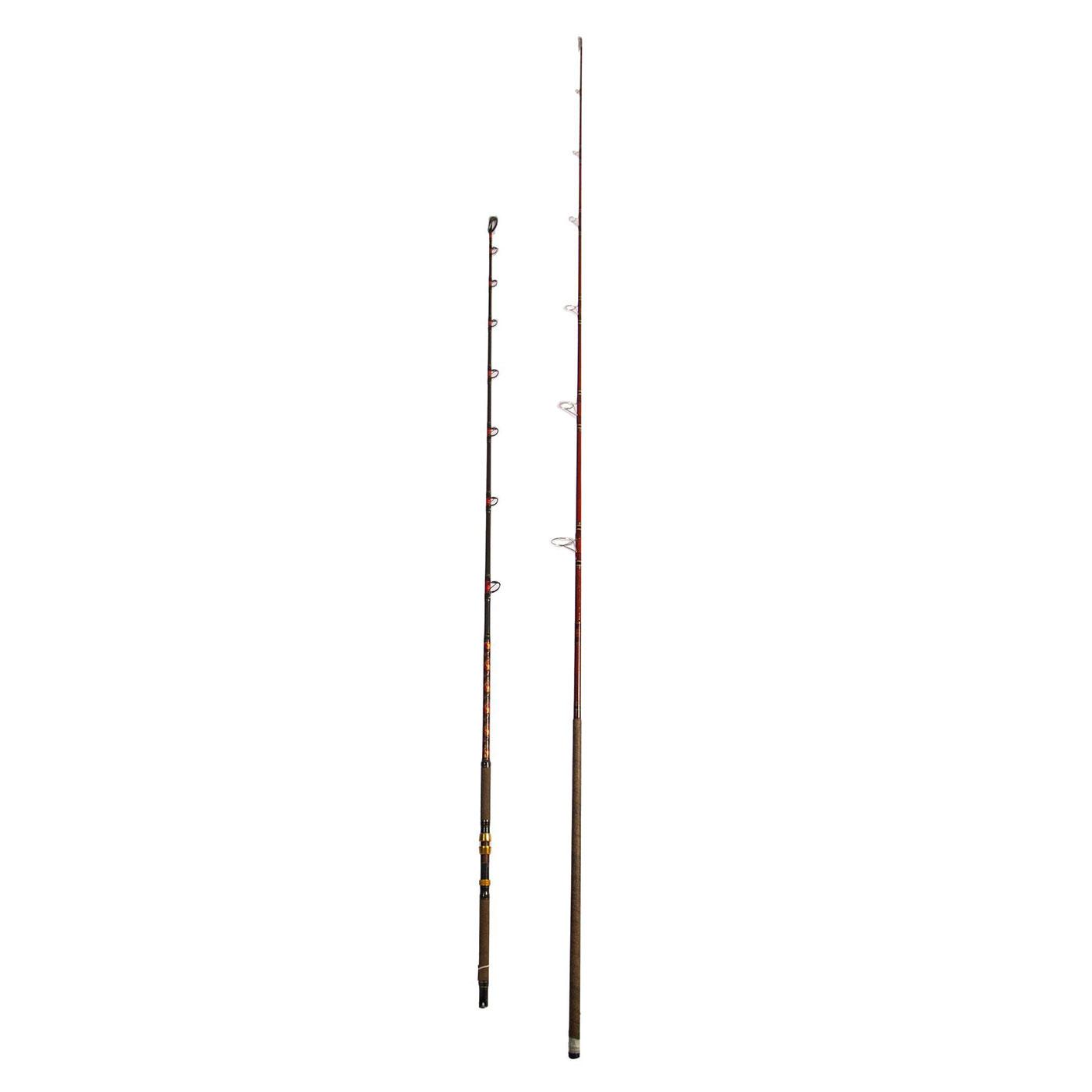 Pair of Vintage Boat Rods Medium and Heavy Power 7-8 Ft.
