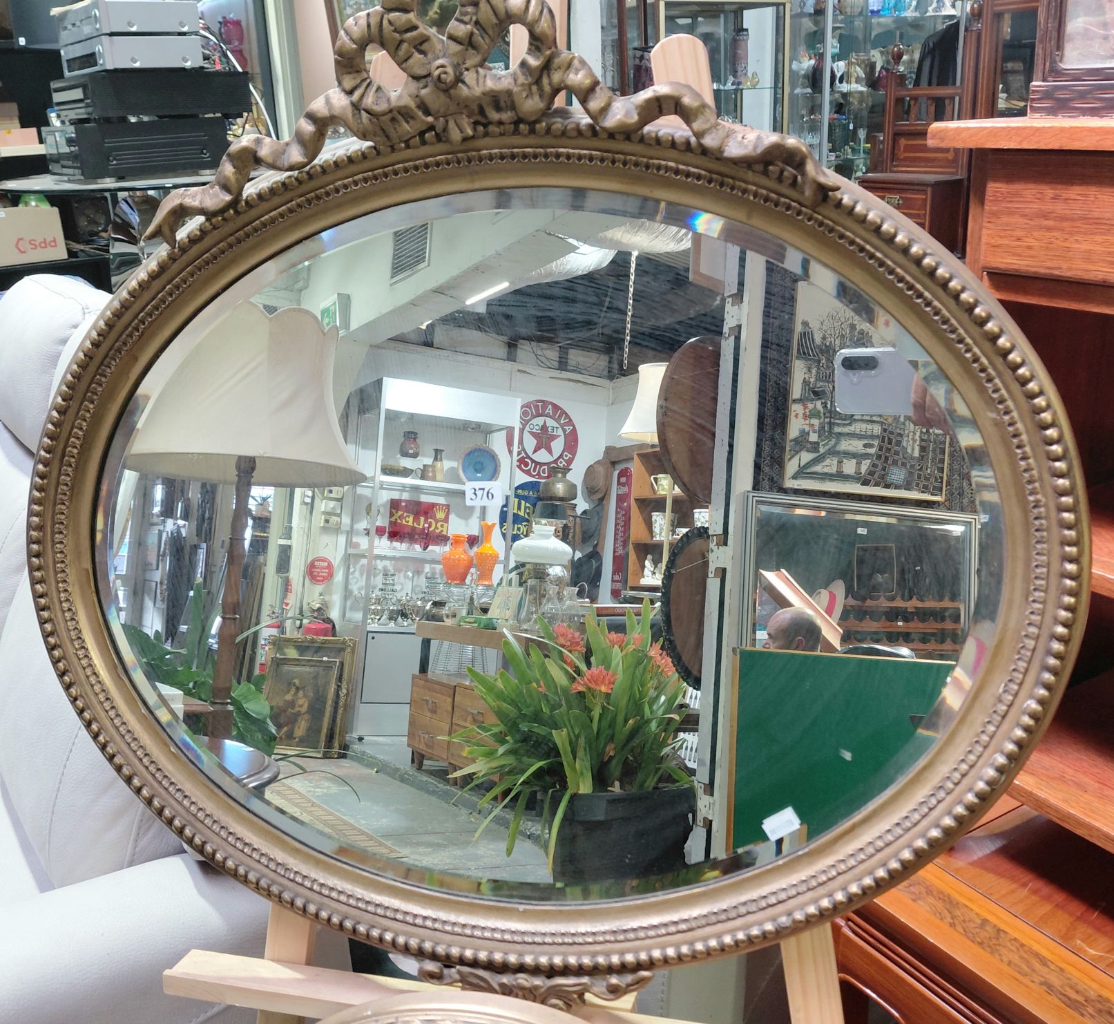 376 · OVAL WALL MIRROR
