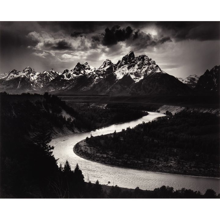 Ansel Adams (1902-1984), The Teton Range and Snake River, Grand Teton National Park, Wyoming, 1942, printed c. 1973-1977