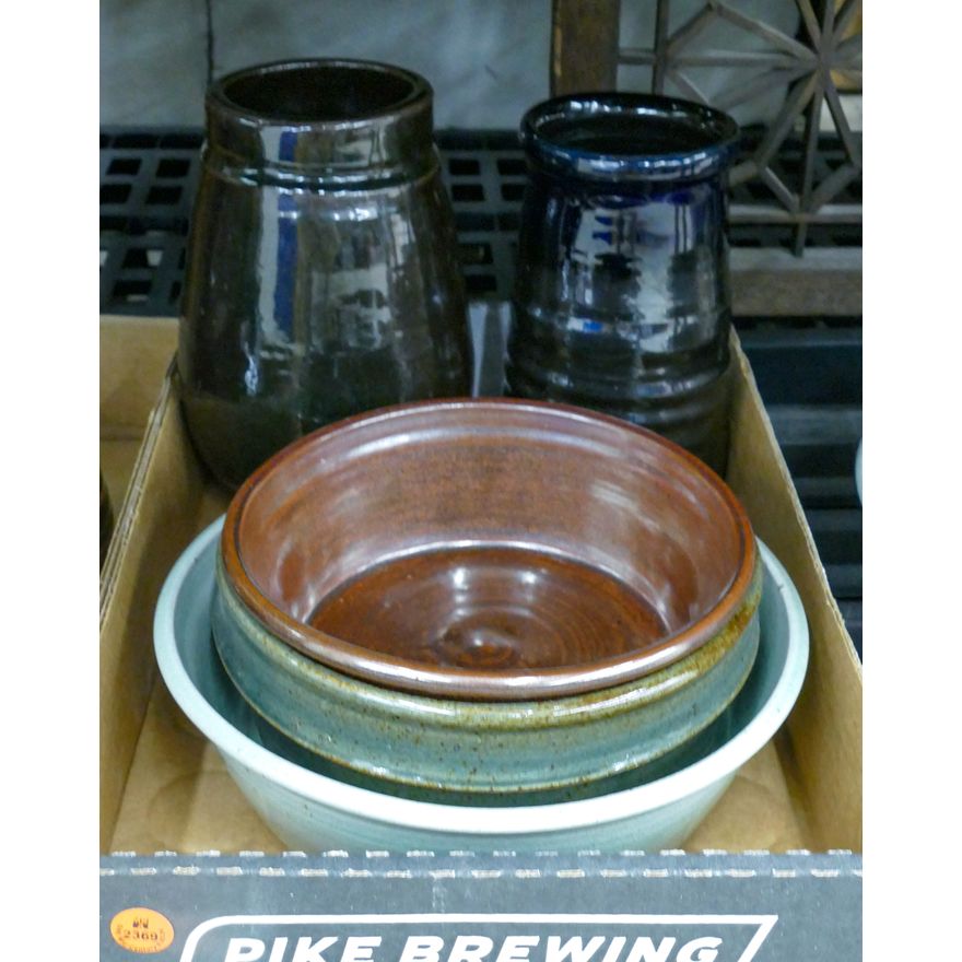 Box 5pc Ed Brannan Studio Pottery