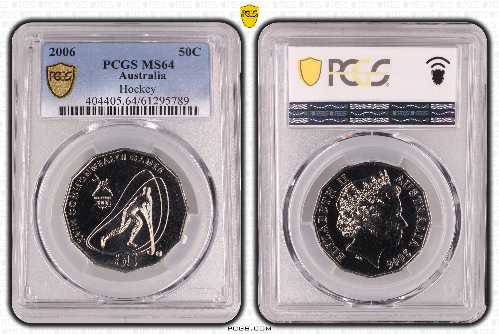 Hockey, Fifty Cent, 2006, PCGS MS64