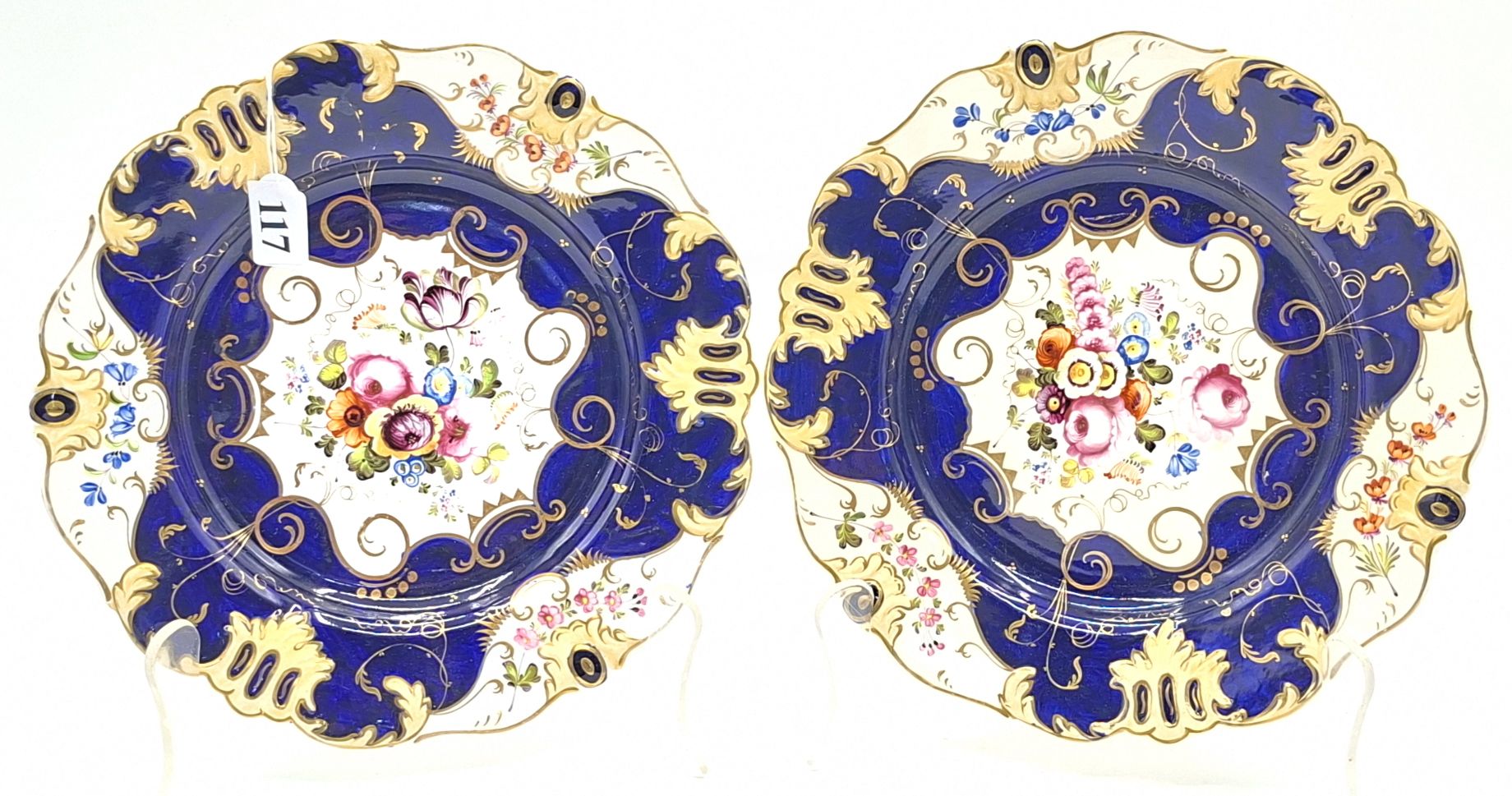 117 · ANTIQUE CABINET PLATES