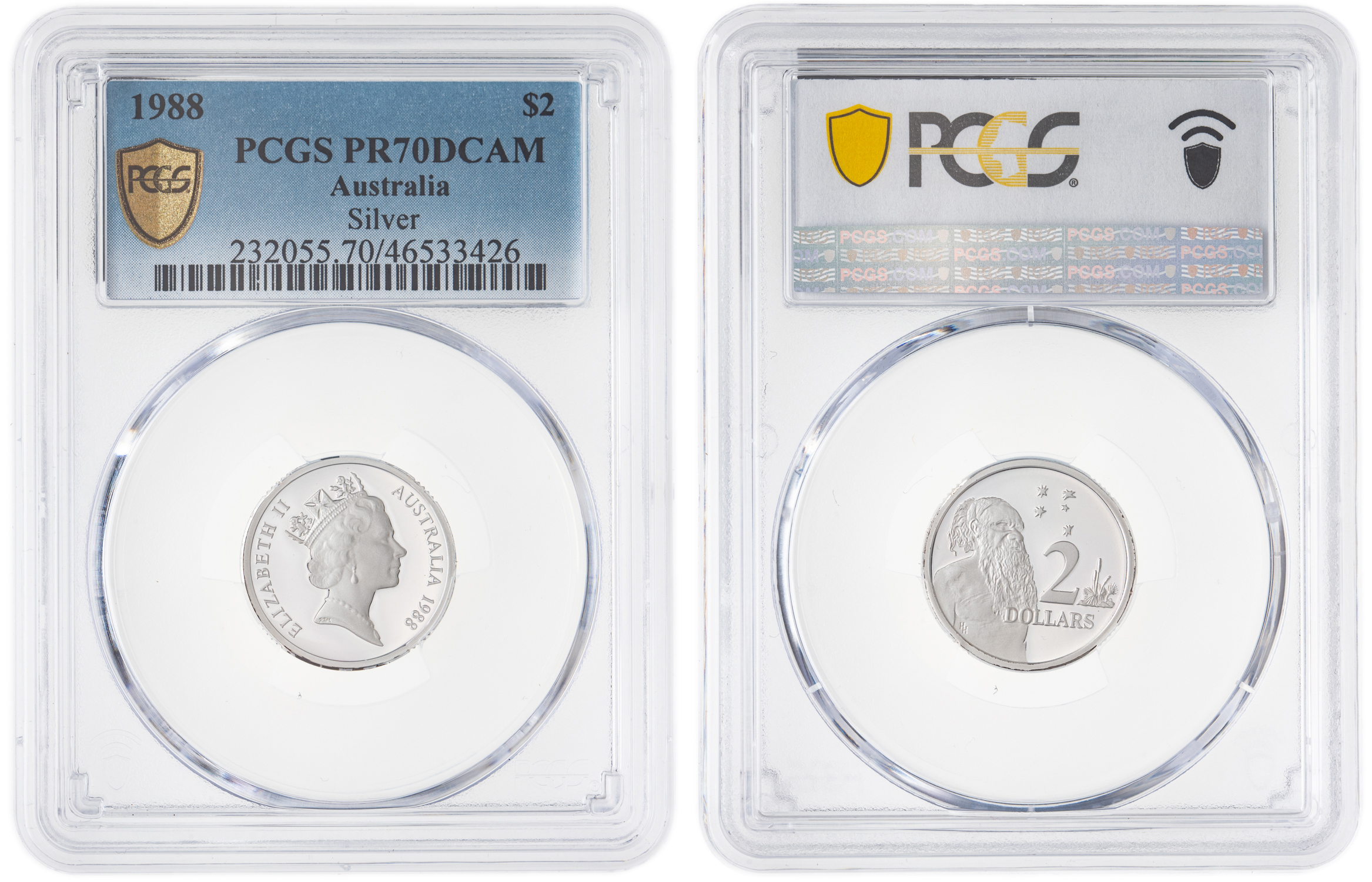 Elizabeth II, Silver, Two Dollar, 1988, PCGS PR70DCAM