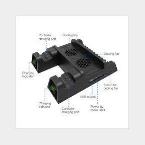 Dobe - Xbox One Multifunction Cooling and Charging Station | JG 51654/15299 B1 (S5)