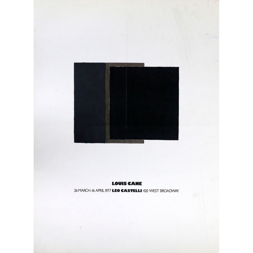 Louis Cane, Chamberlain, Bruce Nauman, Rosenquist - Four 1970s Leo Castelli Gallery exhibition poster prints