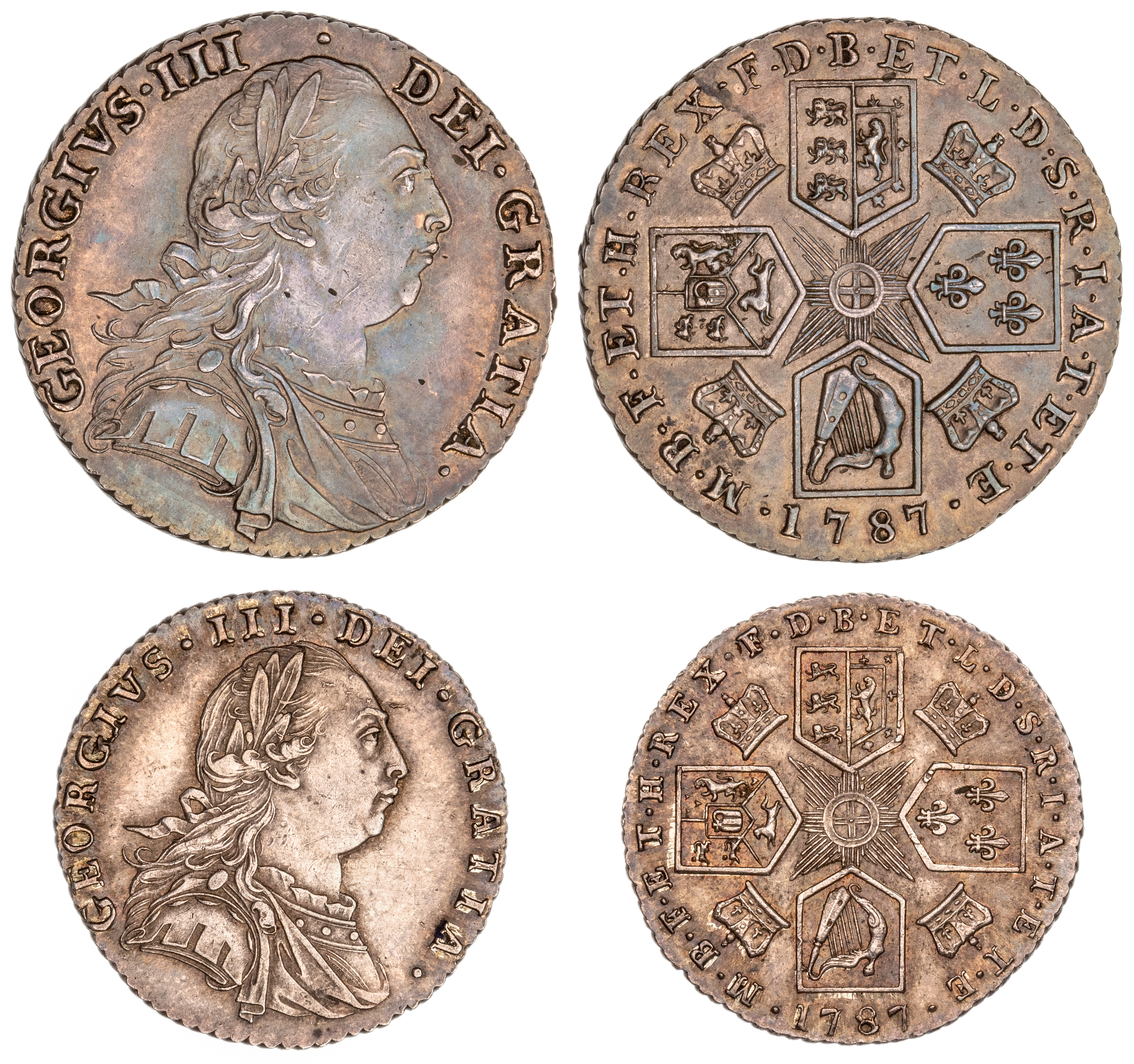 Great Britain, George III, Shilling, 1787, gEF