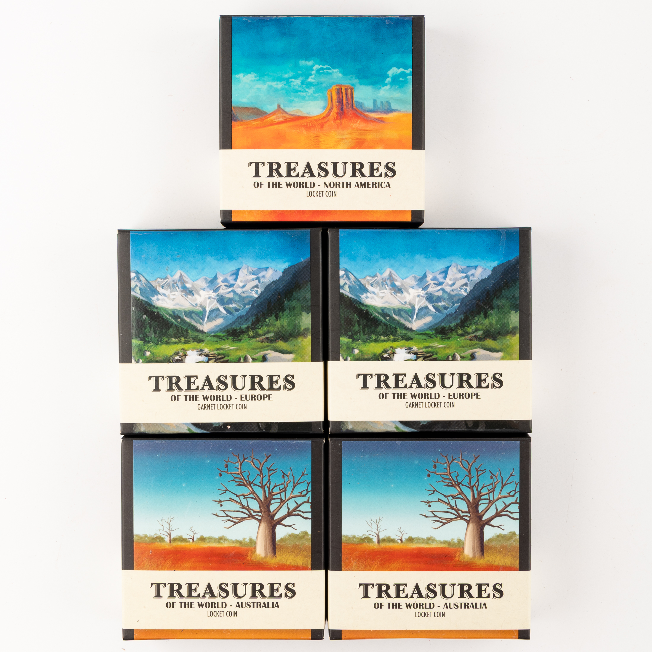 Treasures of the World Locket Coins, FDC
