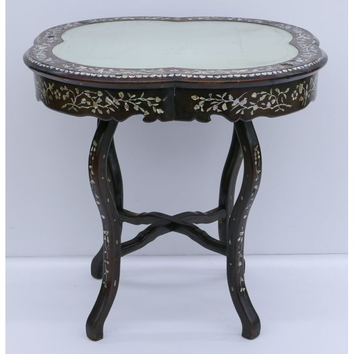 Chinese Republic Mirrored Rosewood Table