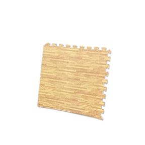 NEW 24 SQFT WOOD NATURAL GRAIN EVA INTERLOCKING FLOOR MAT GYM TRADE SHOW BASEMENT